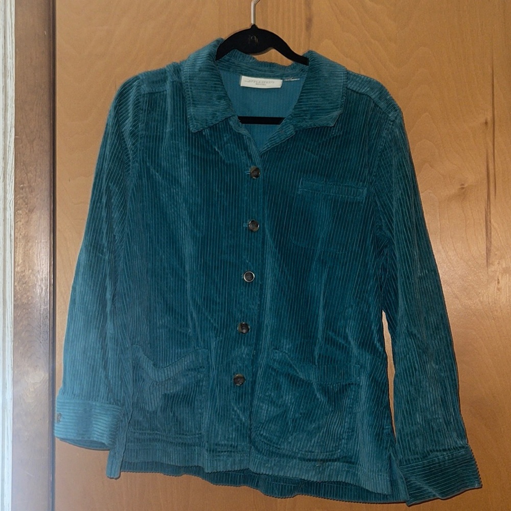 Blue Corduroy Button up